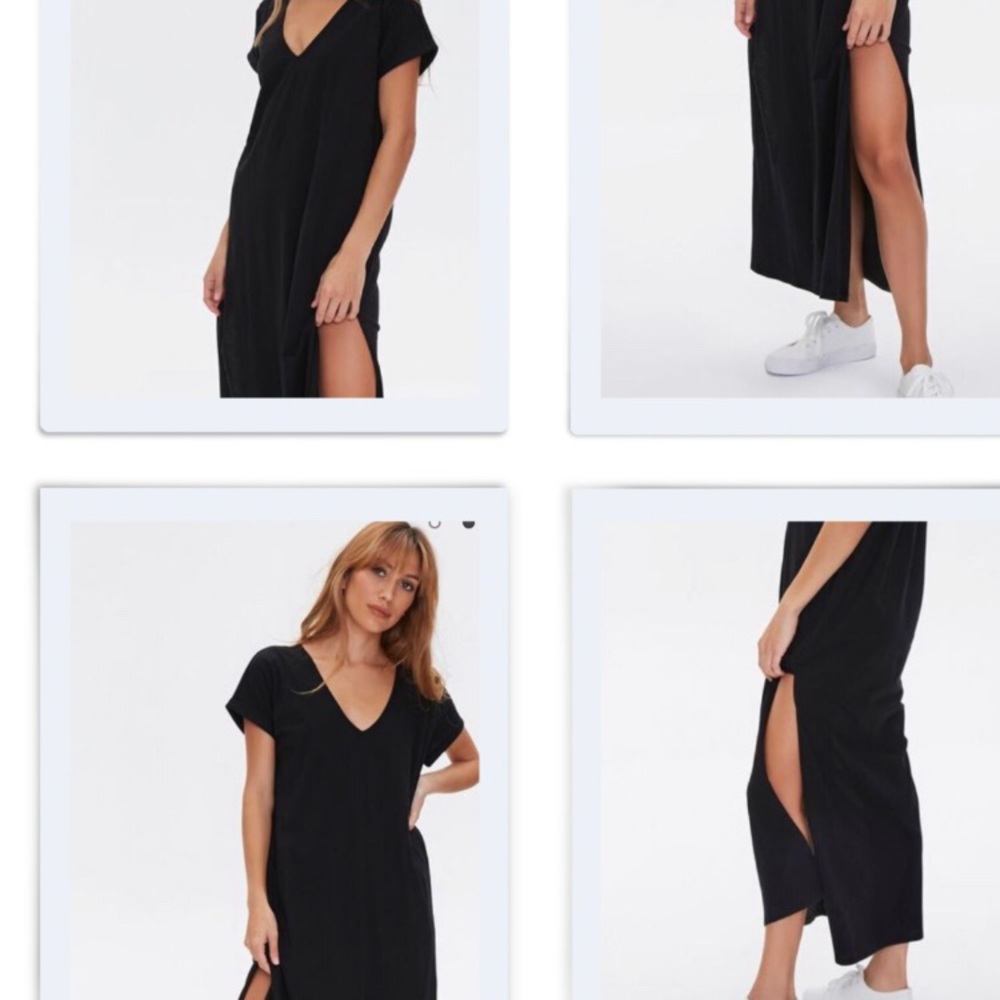 Side-Slit Maxi Dress